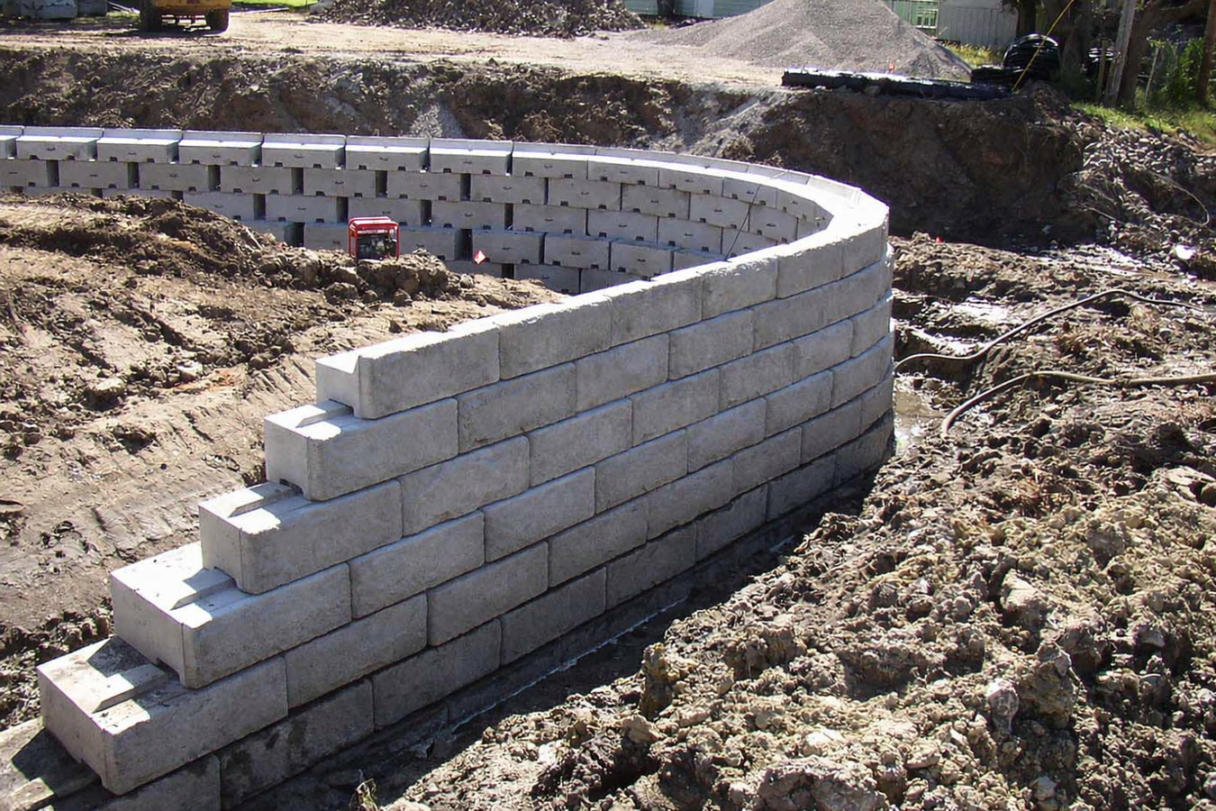 Concrete retaining walls in Johnson City, TN