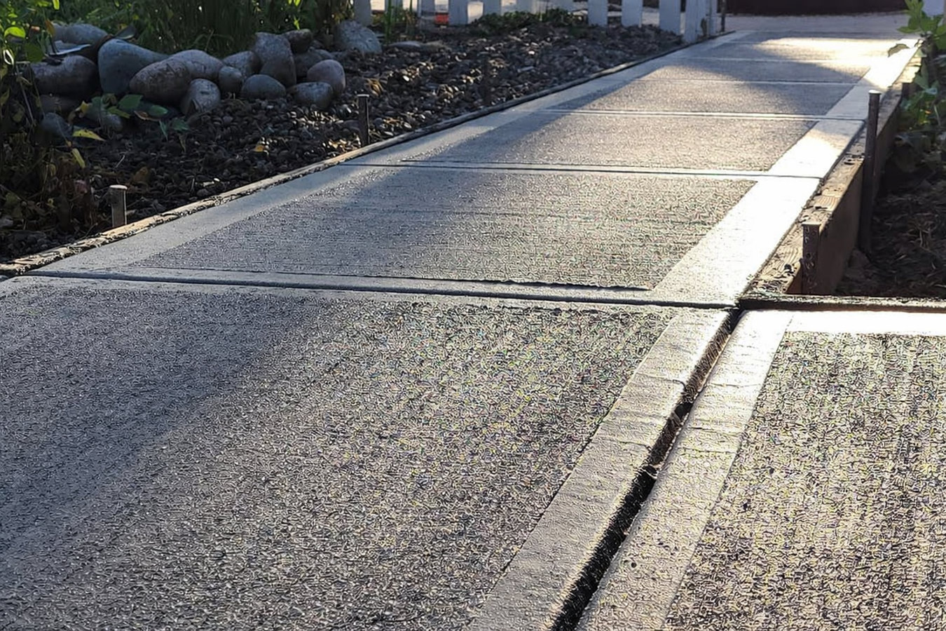 Concrete sidewalk building in Johnson City, TN