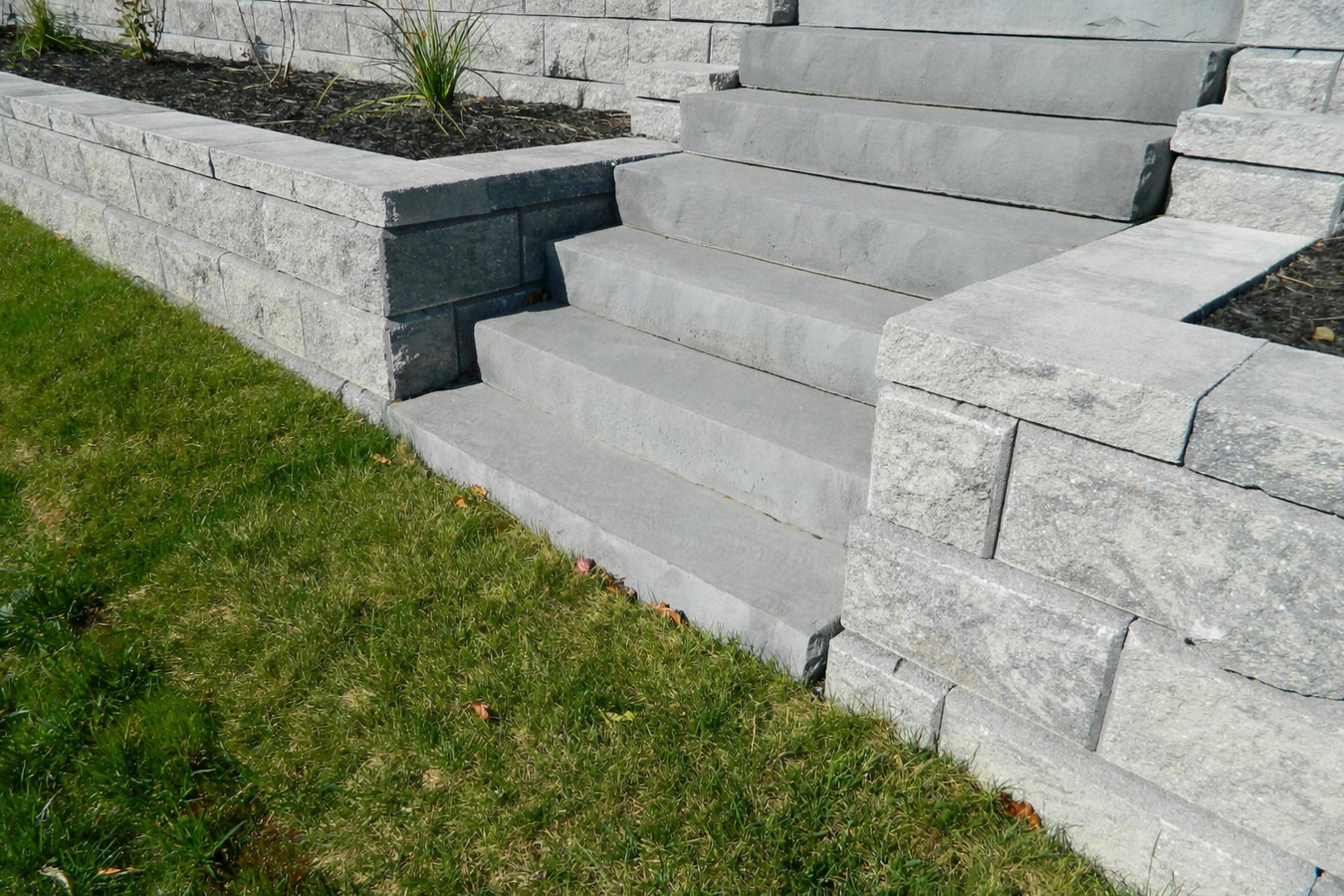 Concrete steps construction in Johnson City, TN