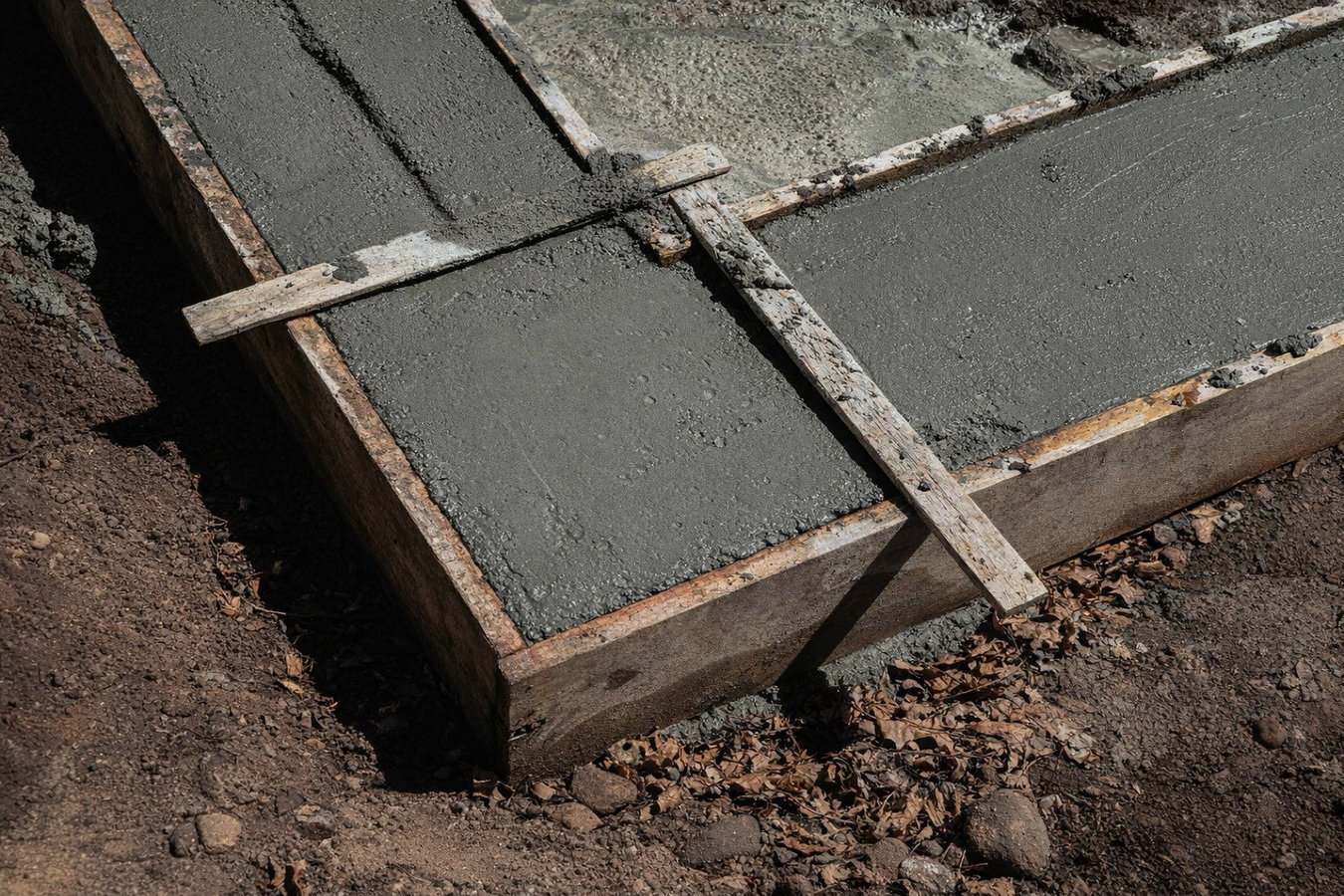 Slab foundation building in Johnson City, TN